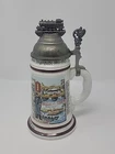 VTG Reproduction German WW1 Regimental Military Beer Stein Train&Lithophane  9.5