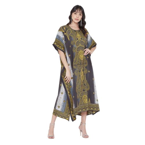 Women Maxi Caftan Plus Size Kaftan Long Beach Evening Gown Kimono Casual Dresses - Picture 234 of 671