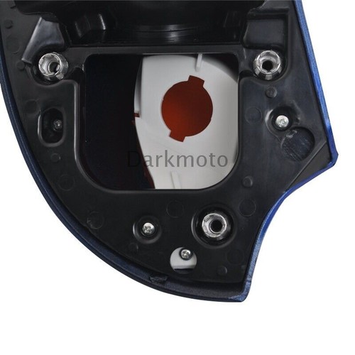 Blue Rear View Side Mirrors Amber Turn Signals Lens For BMW R1150 R1100 RT RTP - Picture 11 of 12