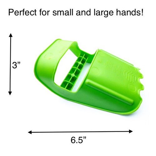 Set of Green Plastic Beach Sand Sandbox Claw Scoop Toy Garden Tool Vacation - Picture 11 of 12