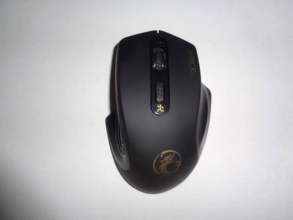 iMice 2.4GHz Wireless Optical Mouse w/Lighted Scroll Wheel and Left, Right Click - Image 2 of 4
