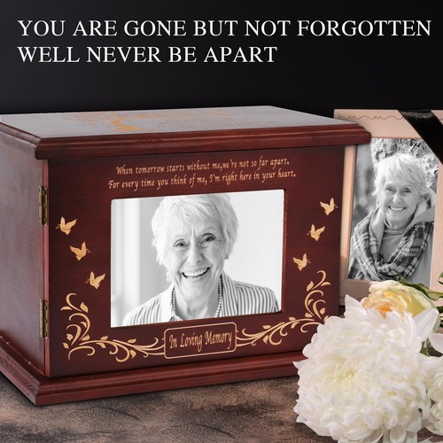 Adult Cremation Urn for Human Ashes Large Burial Casket Holds Up to 280 LBS - Picture 6 of 7