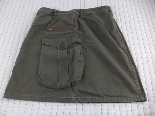 Mossimo Green Cargo Utility Outdoor Cotton Skirt With Pockets Teens Size 13 - Picture 4 of 6