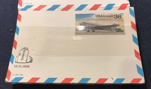 US. 36c. DC-3, 1938. Airmail Postal Cards. MNH. 1988 Lot Of Over 90 Cards F57 - Picture 2 of 2