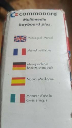 RARE Commodore Mulitmedia PLUS keyboard NOS - Picture 8 of 8