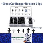 <!--F#f_0-->100 x Car Fender Door Trim Panel Push Fasteners Rivet Clips Bumper Retainer Clip<!--F/-->