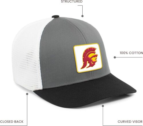 Pacific Headwear USC Trojans Fusion Trucker Cap Large-X-Large, Multi - Picture 3 of 6