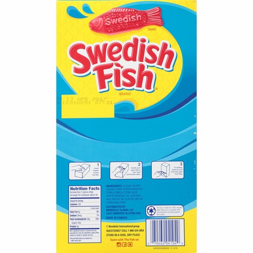 Mini caramelo suave y masticable de pescado sueco, paquetes de 240 - 0,21 oz - Imagen 3 de 6