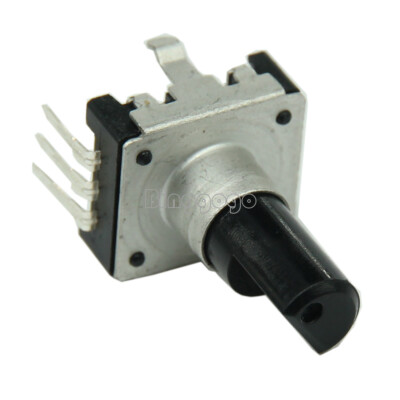2Pcs Rotary encoder EC12 Audio digital potentiometer 5mm handle NEW