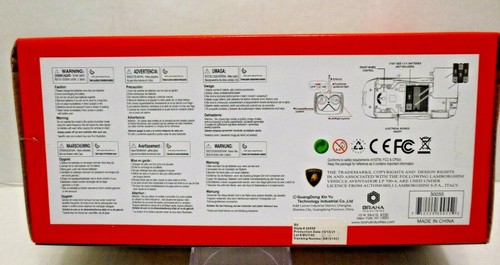 LAMBORGHINI Superleggera 1/24 Full Function R/C Controlled Car Orange NEW XQ - Picture 3 of 4