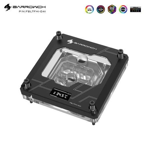 Barrow CPU Water Block TFT Digital Display For INTEL LGA 115X 1200 1700 2011 X99 - 第 13/14 張圖片