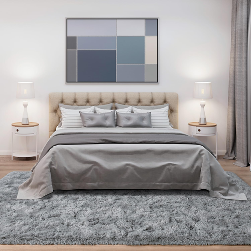 Fluffy Area Rugs for Living Room Bedroom, Machine Washable 4X6 Ultra Soft Fluffy - Picture 4 of 12