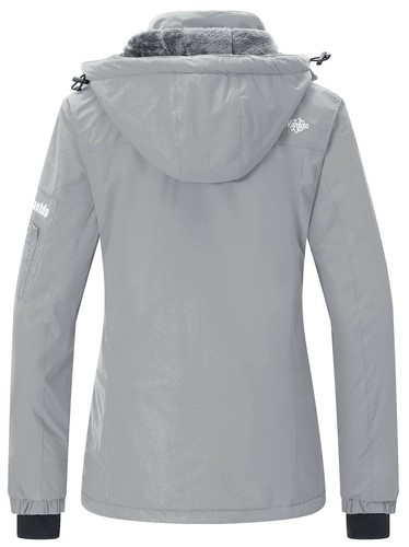 Wantdo Women's Ski Jacket Waterproof Winter Coat Windproof Warm Fleece Raincoat - Picture 42 of 66