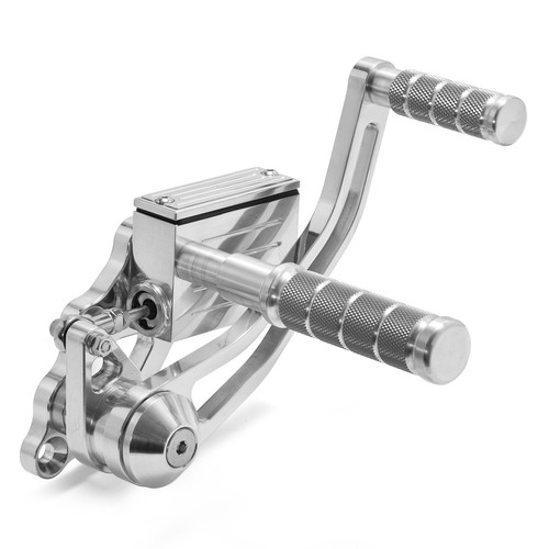 For Harley Forward Controls Foot Pegs Heritage Softail FLSTC Fat Boy FLSTF 00-17 - Picture 6 of 9