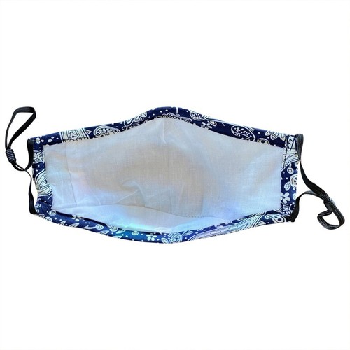 Adjustable Face mask Cotton Mask with Filter Pocket Washable Reusable Unisex - Picture 3 of 11