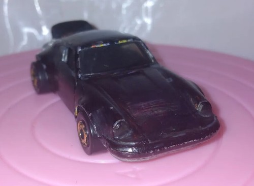 HOT WHEELS 1974 P911 P 911 PORSCHE BLACK BW GOLD WHEELS HONG KONG F 40 - Picture 6 of 18