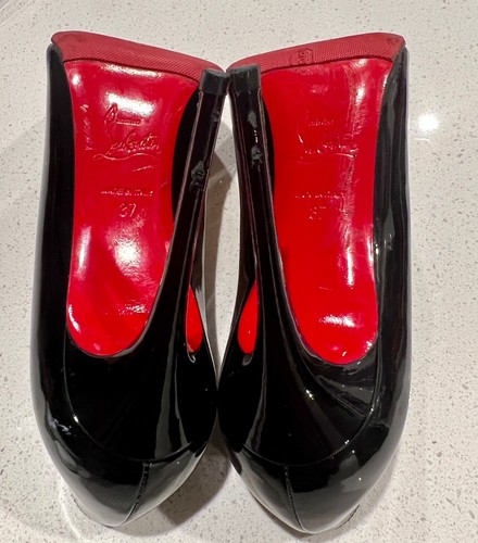 Christian Louboutin So Kate 120 Black Patent Leather Pointed Pumps Size EU 37 - Picture 9 of 9