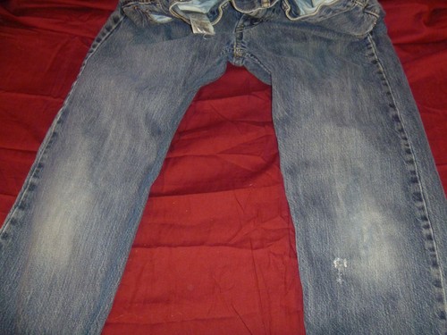 LEVI STRAUSS & CO 505 BOYS LOW WAIST BLUE WASH JEANS STRAIGHT DENIM PANTS 18 REG - Picture 5 of 11