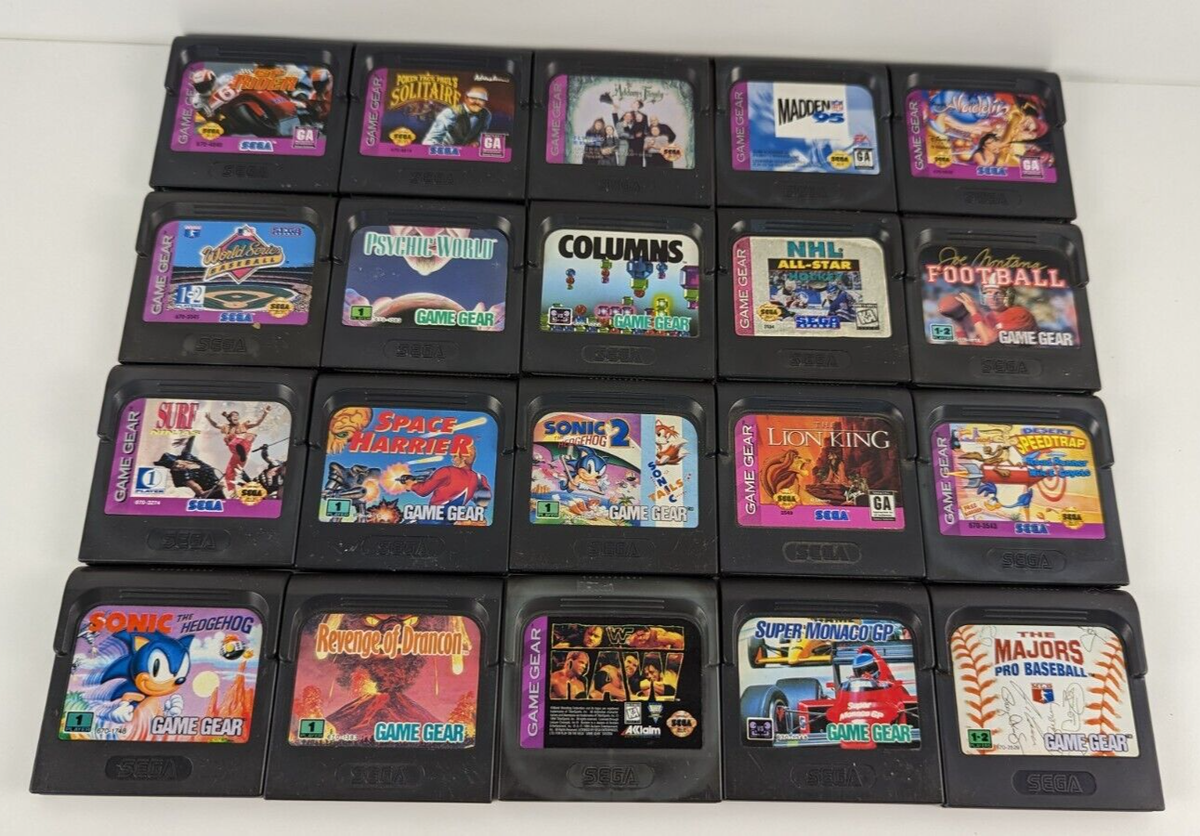 Sega Game Gear Games U Pick Choose Cart Only Fun Rare Family Sega Game Gear Games U Pick Choose Cart Only Fun Rare Family