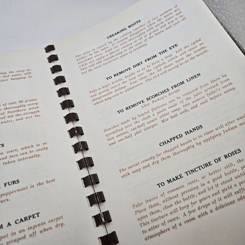 An Armys Wifes Cookbook Vintage Recipe book Household Hints Home Remedies - Picture 14 of 16