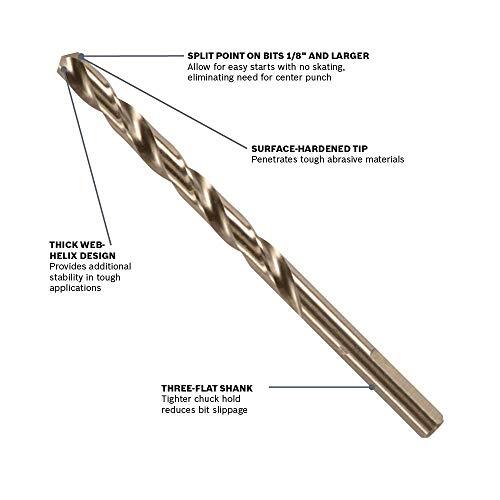 Bosch 14-teiliges Verschiedene Metallbohrer-Bit-Set mit Koffer Kobalt M42 Metallbohrer-Bit - Bild 3 von 5