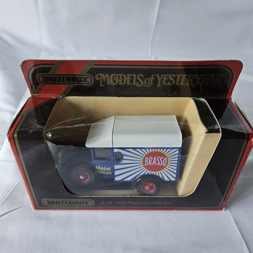 Matchbox Y19 1929 Morris Cowley Van Brasso Models Of Yesteryear 1/39 Scale Boxed - Picture 3 of 7