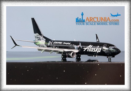 JC Wings 1:200 Alaska Airlines Boeing 737-800wl "Star Wars - N538AS" Flaps Down - Imagen 4 de 6