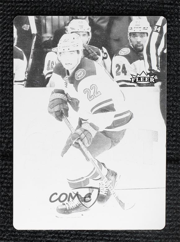 2021-22 Upper Deck Fleer Ultra Printing Plate Black 1/1 Kevin Fiala #52