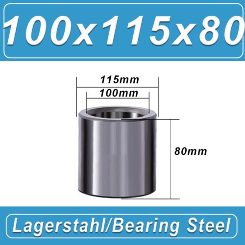 Lager Stahlhülse Buchse ID 70/72/75-130mm verschleißfeste Abstandshalter - Bild 128 von 154