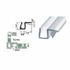 CRL "h" Panel Seal with Vinyl Cushion Fin 90 Degree Application for 3/8" Glass