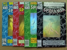 Spider-Man 30th Anniversary Hologram Amazing 365 Web Of 90 1992 (2)