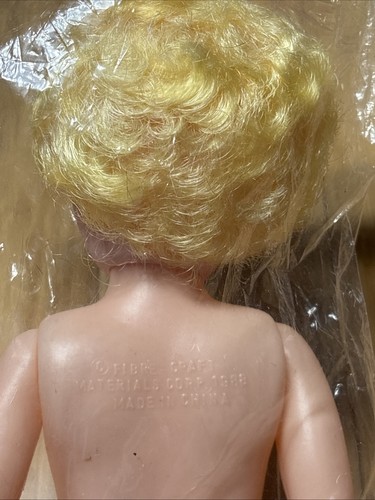 Vintage Bastelpuppe Lot Faser Handarbeit Darice Westrim Unikat Hi-Heel Kleid Form Garn - Bild 9 von 22