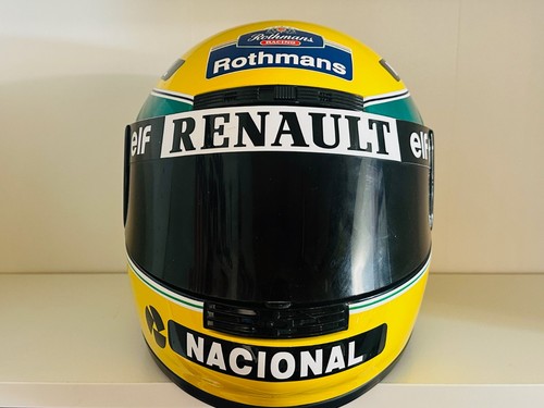 Casque F1 Ayrton Senna Williams Renault Echelle 1 Replica Real Scale - Imagen 2 de 7