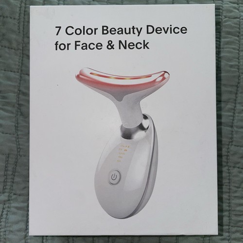 Face And Neck Massager Tool, 7 in 1 Red Light TherapyWand For Skin Care-White - Picture 6 of 6