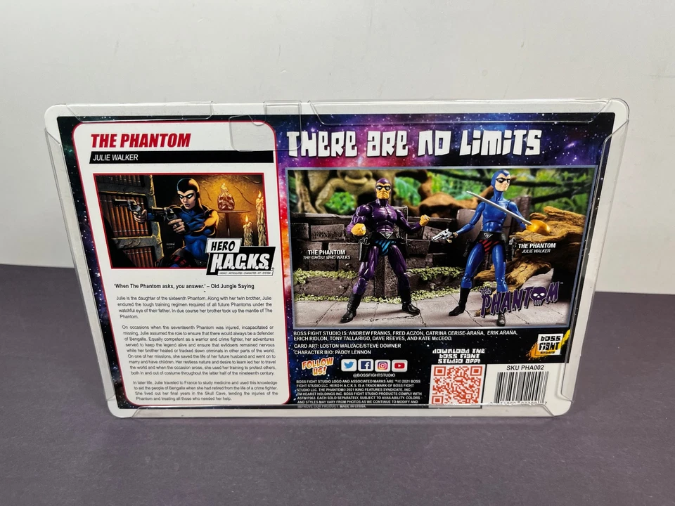 Figura azul Boss Fight Studio Vitruvian Hero Hacks JULIE WALKER The Phantom Foto 3 de 4