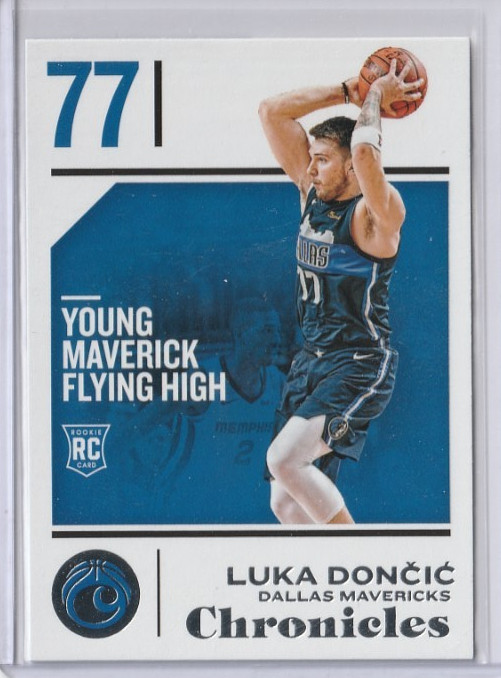 LUKA DONCIC RC #71 2018-19 PANINI CHRONICLES ROOKIE