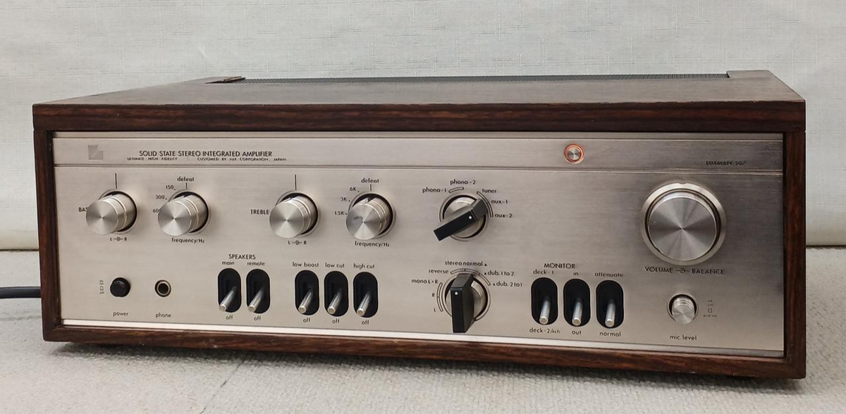 Luxman L-507 Stereo Integrated Amplifier 200W 11kg Vintege In 1973