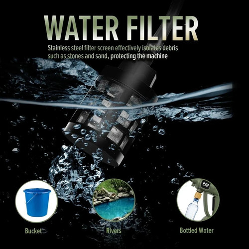 Prostormer Idropulitrice Senza Fili 1500PSI, Pistola ad Acqua Portatile con... - Foto 5 di 11