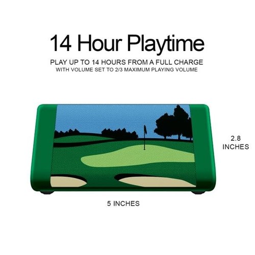 Oontz Upgraded Angle 3 Golf Portable Bluetooth Speaker 5.0-10W Golf-Green - 第 4/7 張圖片