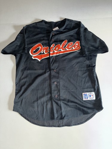 Vintage 1998 Cal Ripken Jr. Baltimore Orioles Button Mesh Jersey True Fan - Picture 1 of 8