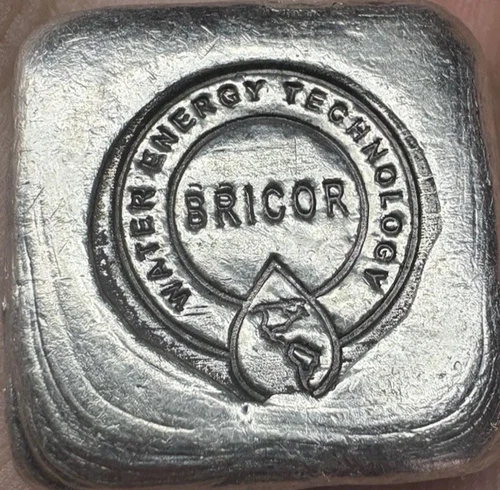 Random Year Bricor Analytical Hand Poured 1 oz Silver Bar –Limited