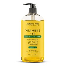 Vitamin E Oil - 100 Pure Natural, 20,000 IU  Premium Grade, Cold-Pressed an...