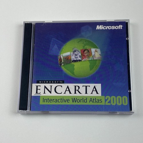 Microsoft Encarta Interactive World Atlas 2000 (PC, 1999) | Windows Educational