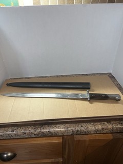 Early Bayonet 15” Blade With Scabbard