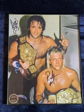 Rock 'n' Roll Express Autographed Signed 8x10 Photo Ricky Morton & Robert Gibson