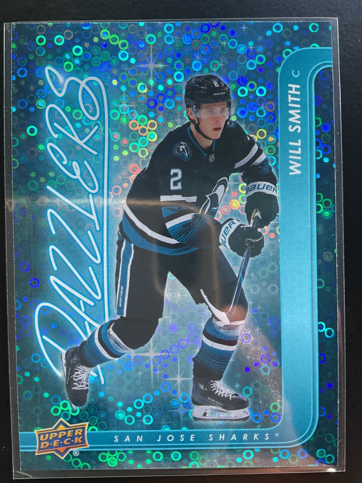 Will Smith 2024-25 Upper Deck Extended Dazzlers Blue RC Card #DZ-140