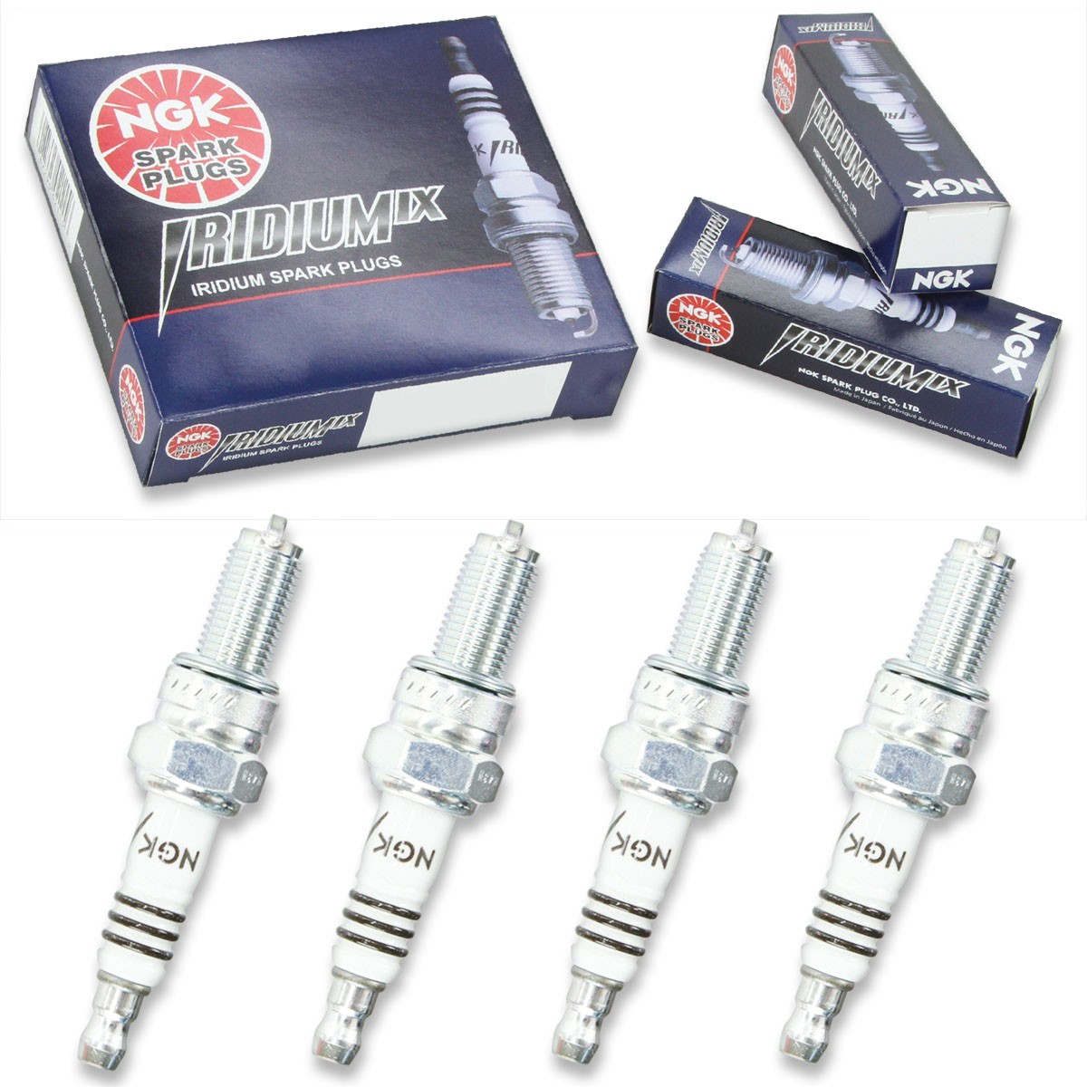 4pcs 2011 Suzuki GSX1250FA NGK Iridium IX Spark Plugs 1255cc 76ci Kit Set eq