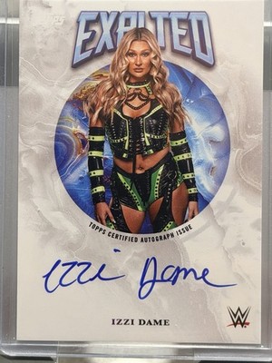 2025 Topps WWE Exalted Izzi Dame AUTO AUTOGRAPH NXT WRESTLING EXA-IZZ