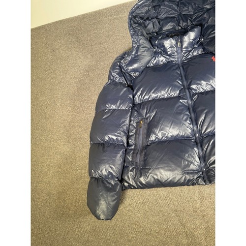 Polo Ralph Lauren Water-Repellent Down Puffer Jacket Hooded Girls Size XL - Picture 3 of 12