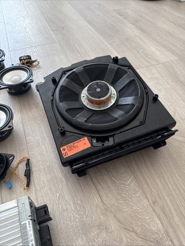 BMW Serie 5 E60 E61 LOGIC 7 Top HiFi DSP Sistema de sonido envolvente Juego completo OEM - Imagen 5 de 24